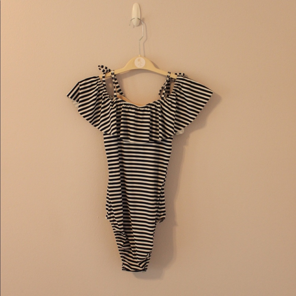 THE WAVE, PANA STRIPE ONE-PIECE SWIMSUIT